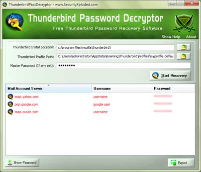 ThunderbirdPassDecryptor